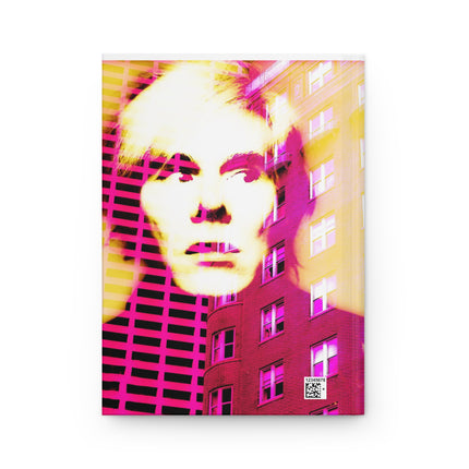Building With Andy By Kevin Quinn - Pop Art Cityscape Journal — Retro Neon Portrait Hardcover