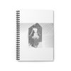 Alice's Snow Globe By Kevin Quinn - Vintage Ballerina Sketch Spiral Notebook — Ruled Journal for Dance Notes & Sketching