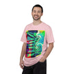 Rooftop Jazz By Kevin Quinn -Abstract Urban Modern Architecture Psychedelic Swirl T-Shirt