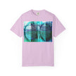 Pardon Me By Kevin Quinn -Abstract Urban Architecture Street Photography Blue T-Shirt — Surreal Nature Graphic Tee