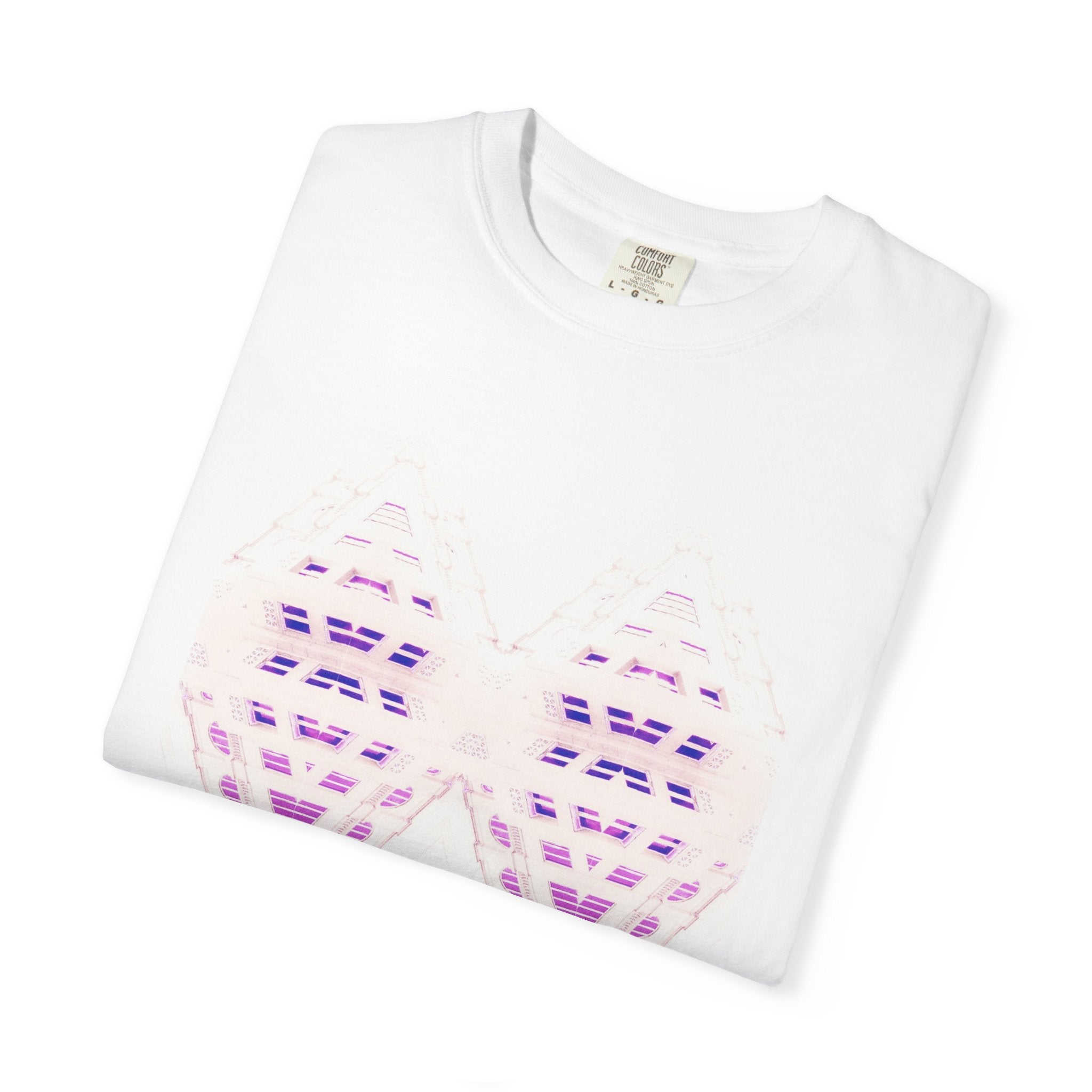 Breathing Together By Kevin Quinn -Urban Modern Abstract Architecture Graphic Tee Shirt