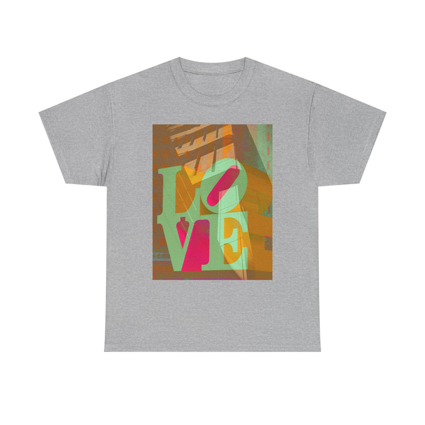 Strike A Pose By Kevin Quinn– Colorful Philly Pop Art Architecture Love T-Shirt