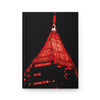 New Sensation By Kevin Quinn - Red Architecture Hardcover Journal — Nightscape Photo Notebook for Travel, Architecture & Urban Photography Fans