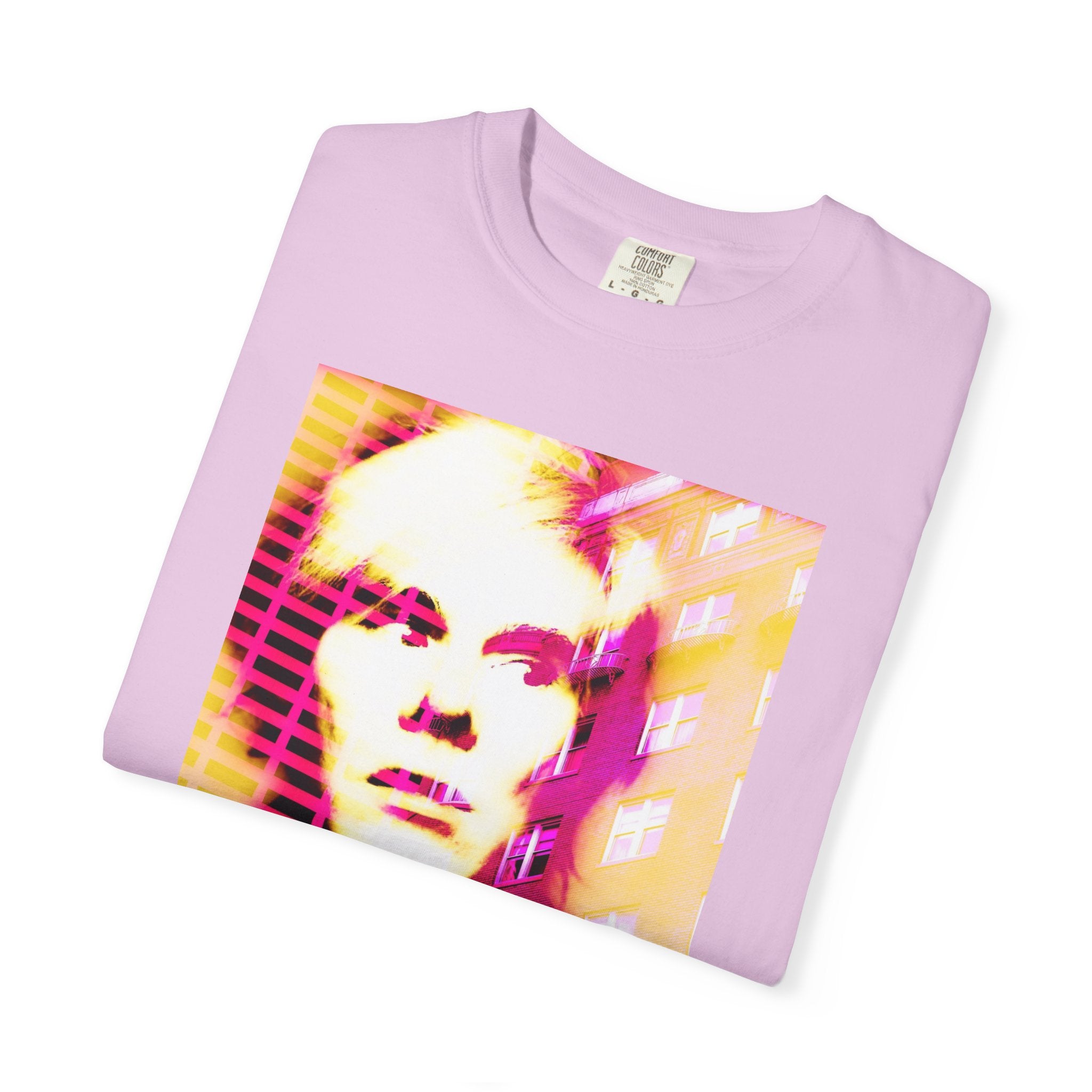 Building With Andy By Kevin Quinn -Pop Architecture Modern Urban Portrait T-Shirt