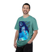 Tiny Dancer By Kevin Quinn   -Urban Modern Abstract Architecture Graphic Tee— Blue Surreal Building Art