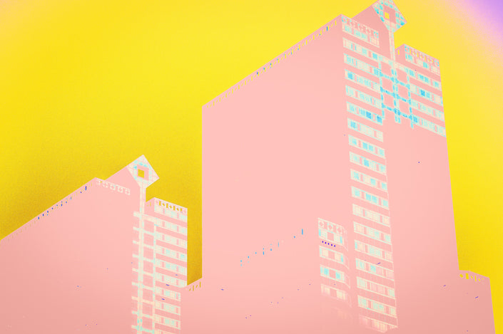 A Beautiful Couple- Abstract Architecture Photography Print | Modern Wall Art | Digital Download by Kevin Quinn