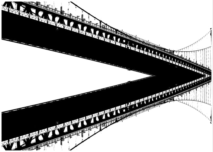 A Bridge To Us- Abstract Architecture Photography Print | Modern Wall Art | Digital Download by Kevin Quinn
