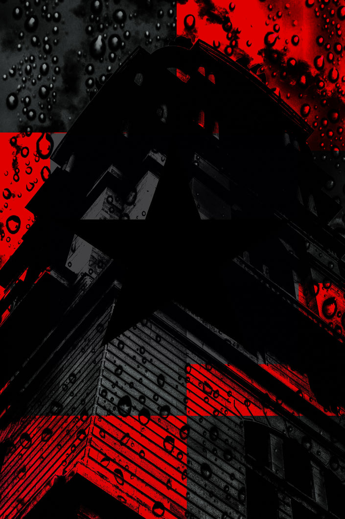A Dark Star Rain- Abstract Architecture Photography Print | Modern Wall Art | Digital Download by Kevin Quinn