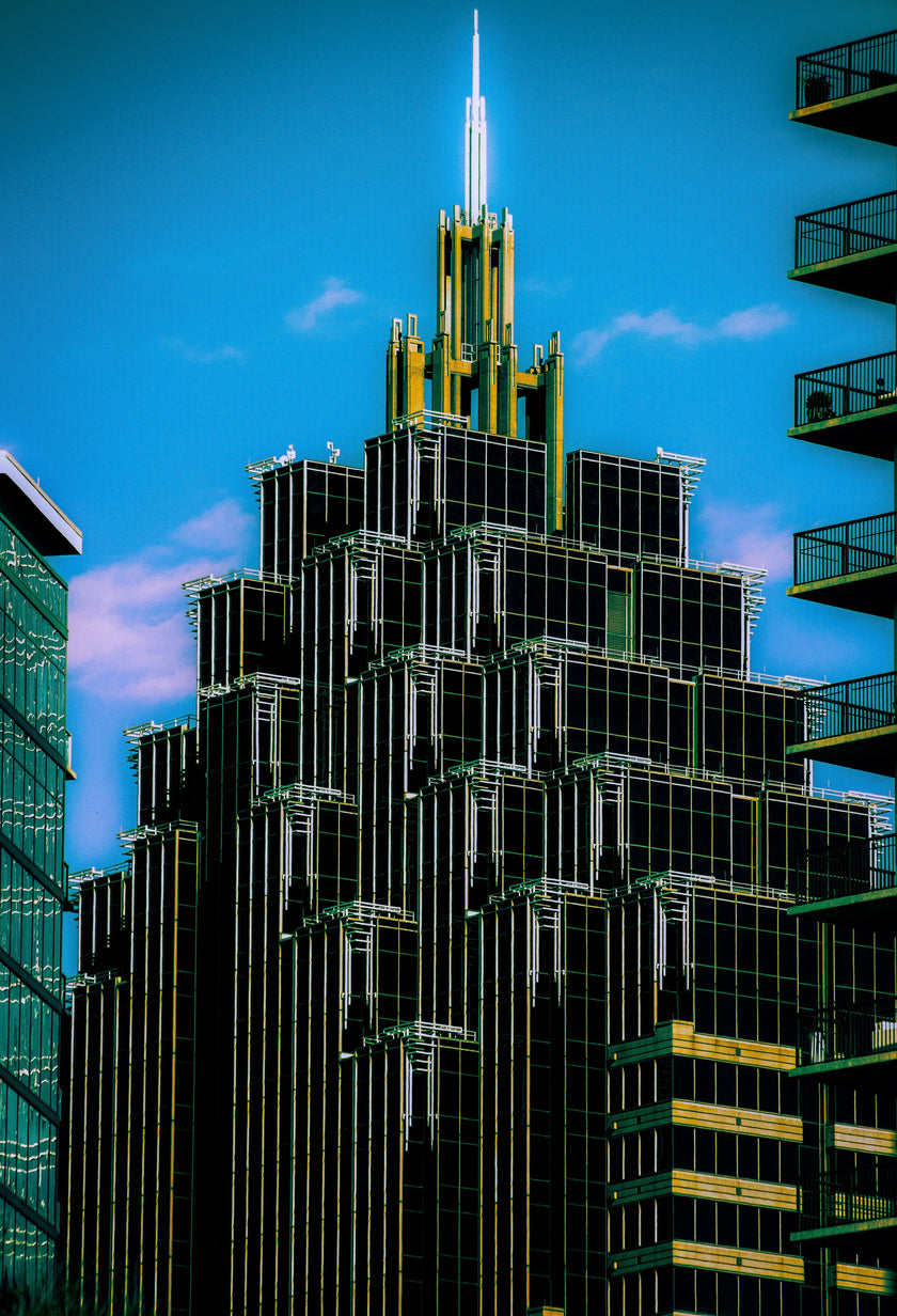 A Face In The Crowd- Abstract Architecture Photography Print | Modern Wall Art | Digital Download by Kevin Quinn