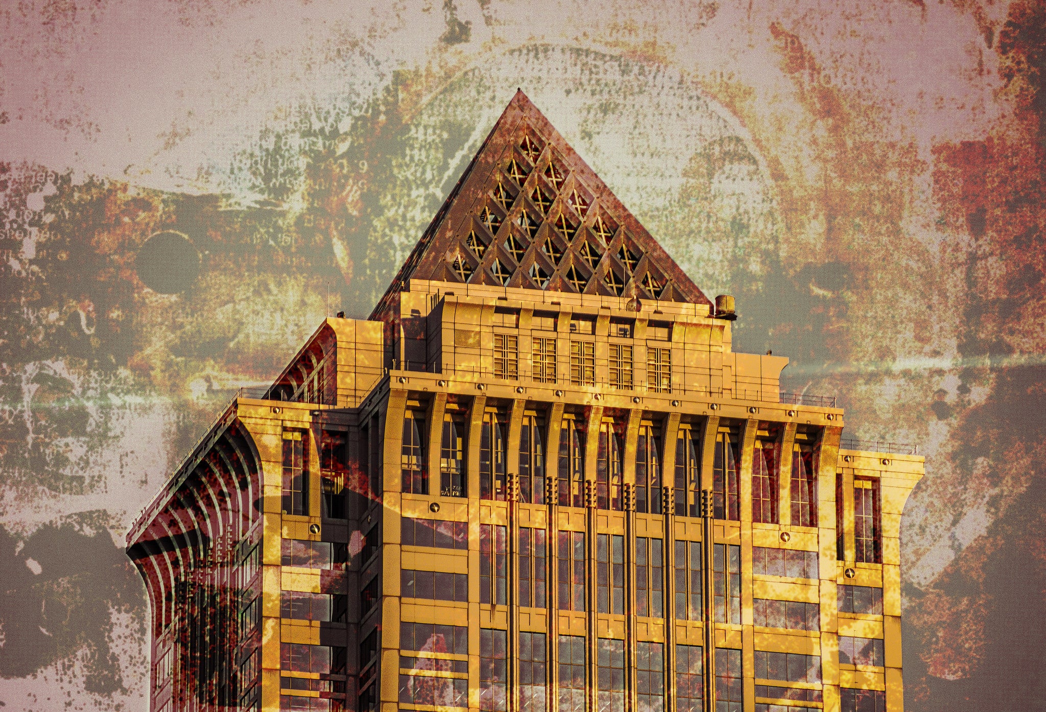 An October in Egypt- Abstract Architecture Photography Print | Modern Wall Art | Digital Download by Kevin Quinn