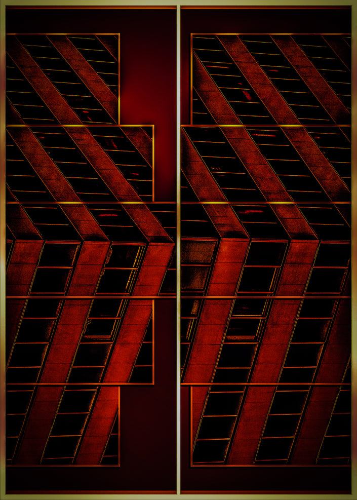 As The Leaves Turn- Abstract Architecture Photography Print | Modern Wall Art | Digital Download by Kevin Quinn