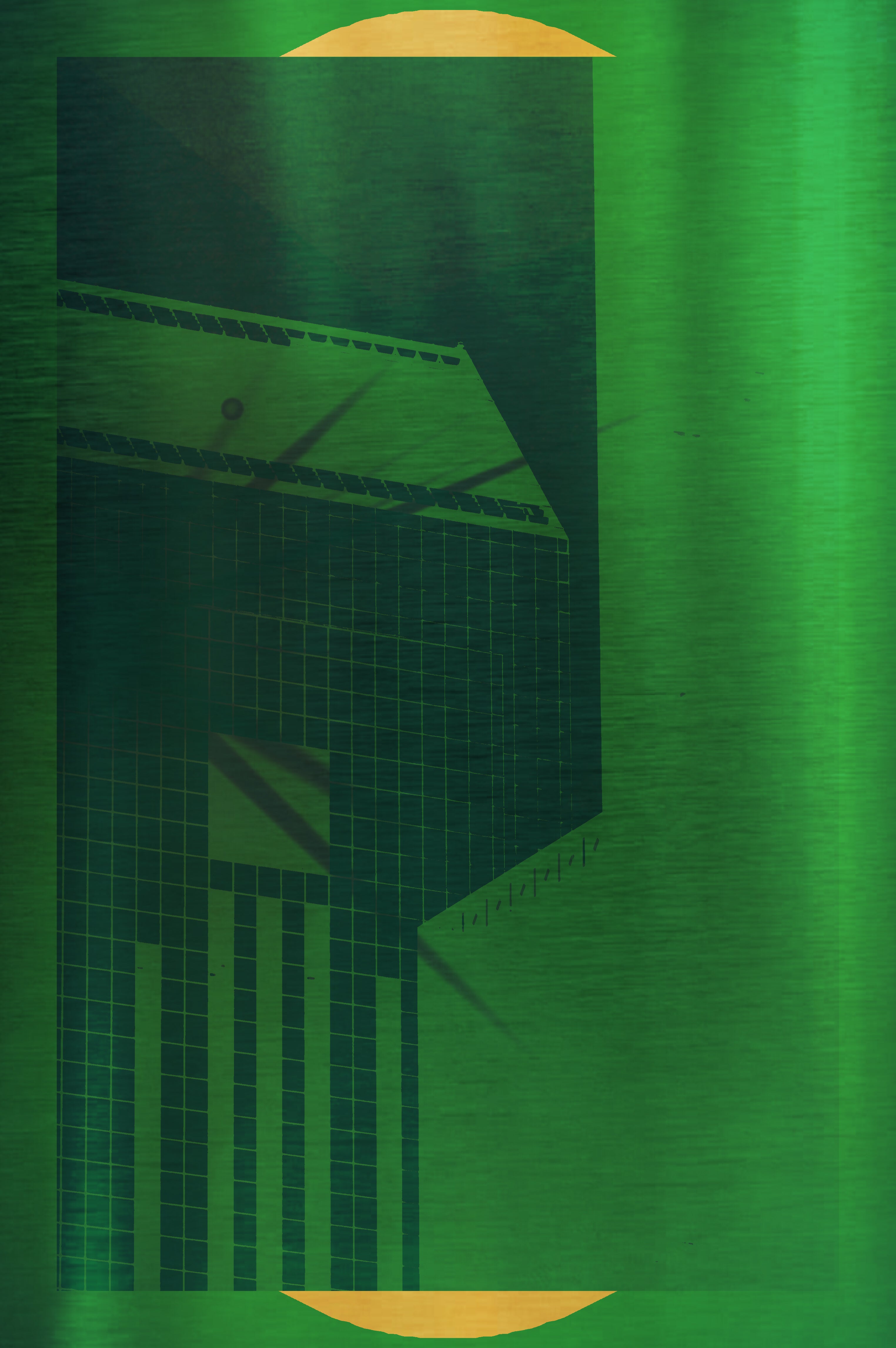 Behind The Emerald Door- Abstract Architecture Photography Print | Modern Wall Art | Digital Download by Kevin Quinn