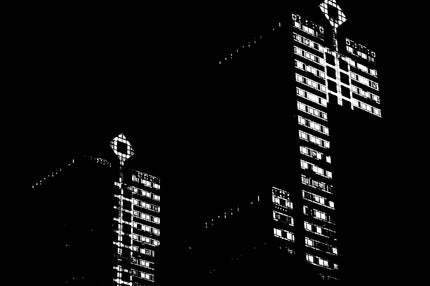 Black Paint- Abstract Architecture Photography Print | Modern Wall Art | Digital Download by Kevin Quinn
