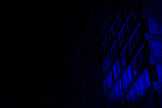Blue On Black- Abstract Architecture Photography Print | Modern Wall Art | Digital Download by Kevin Quinn