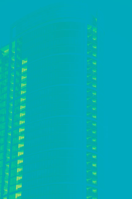 Blue Sky- Abstract Architecture Photography Print | Modern Wall Art | Digital Download by Kevin Quinn