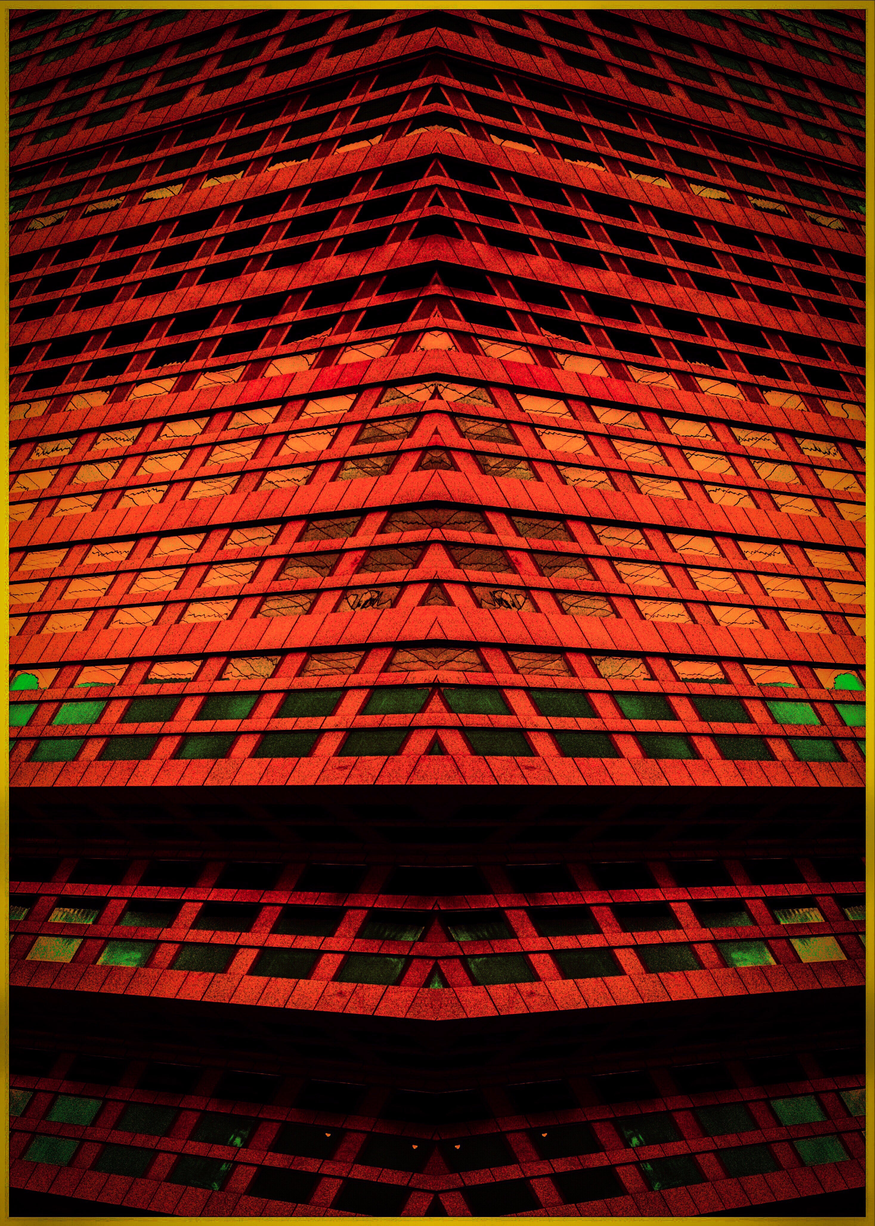 Buildings Stare Too- Abstract Architecture Photography Print | Modern Wall Art | Digital Download by Kevin Quinn