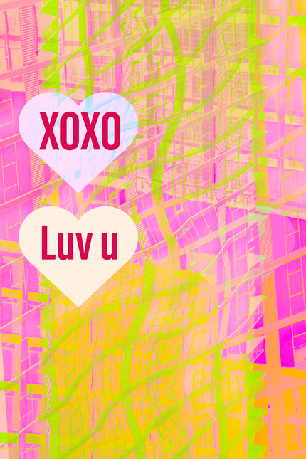 Candy Hearts- Abstract Architecture Photography Print | Modern Wall Art | Digital Download by Kevin Quinn