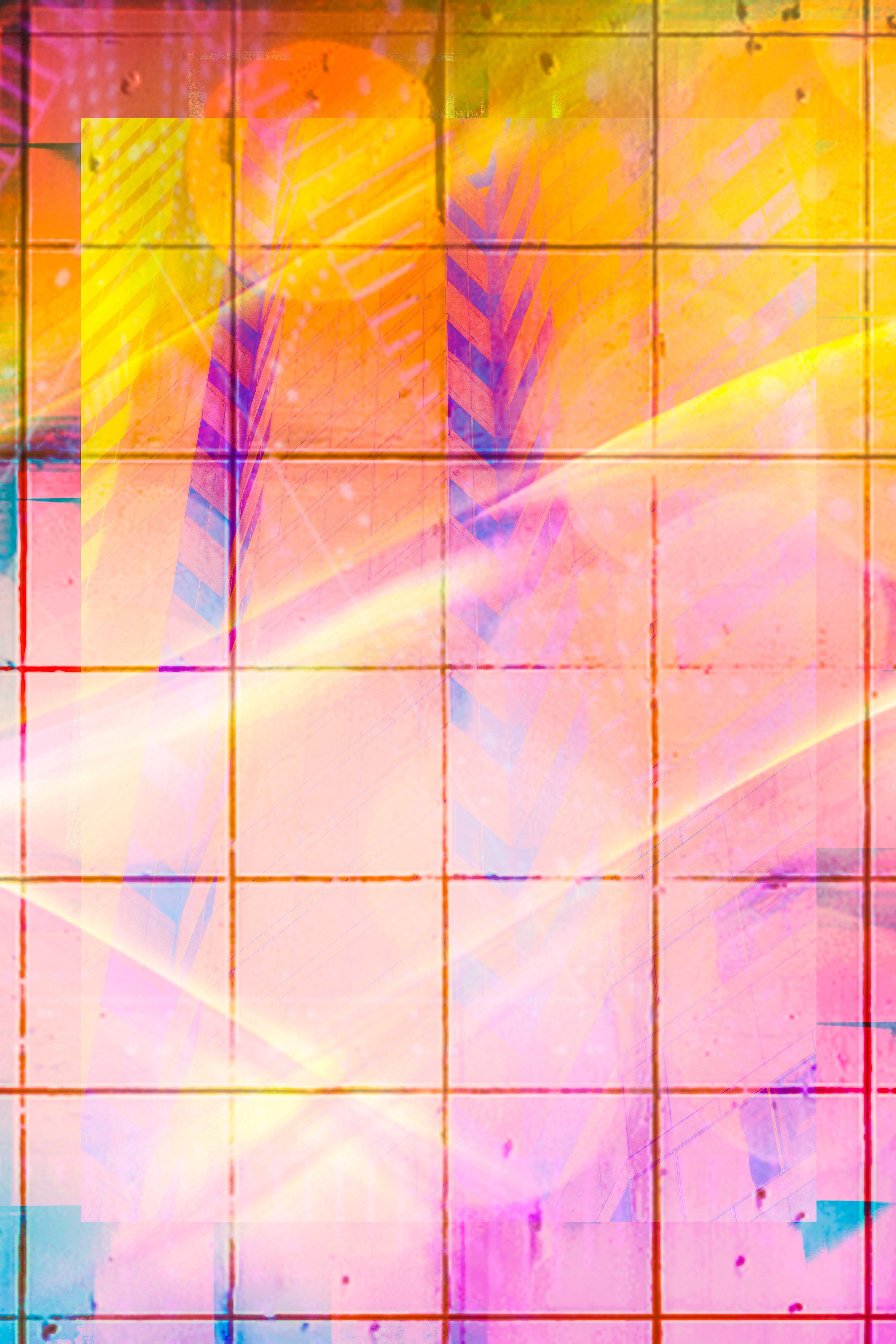Carnival Rain- Abstract Architecture Photography Print | Modern Wall Art | Digital Download by Kevin Quinn