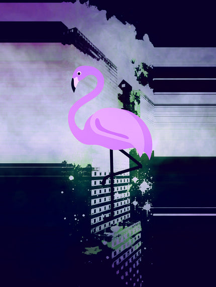 Chillin Flamingos- Abstract Architecture Photography Print | Modern Wall Art | Digital Download by Kevin Quinn