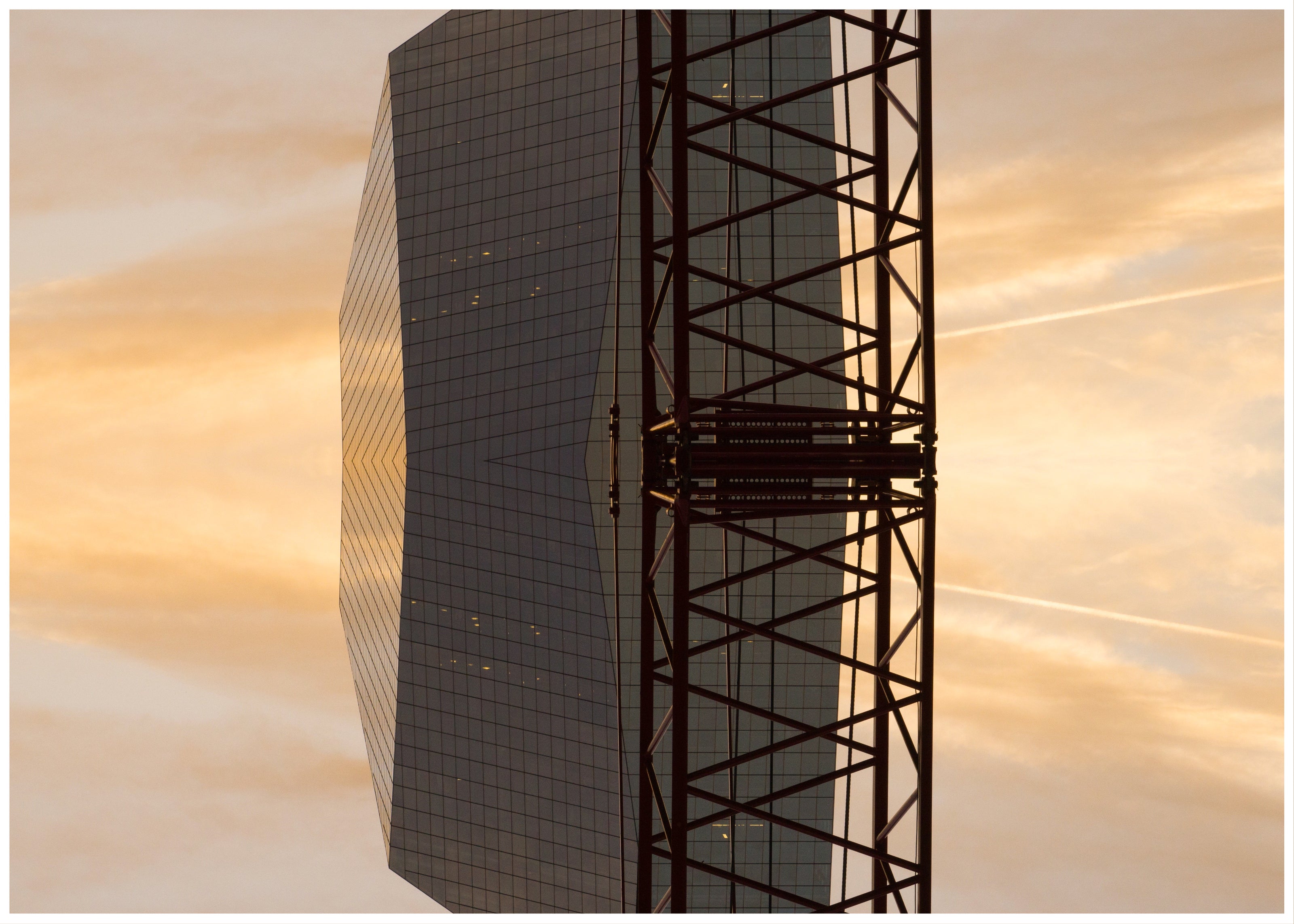 Climbing The Sky- Abstract Architecture Photography Print | Modern Wall Art | Digital Download by Kevin Quinn