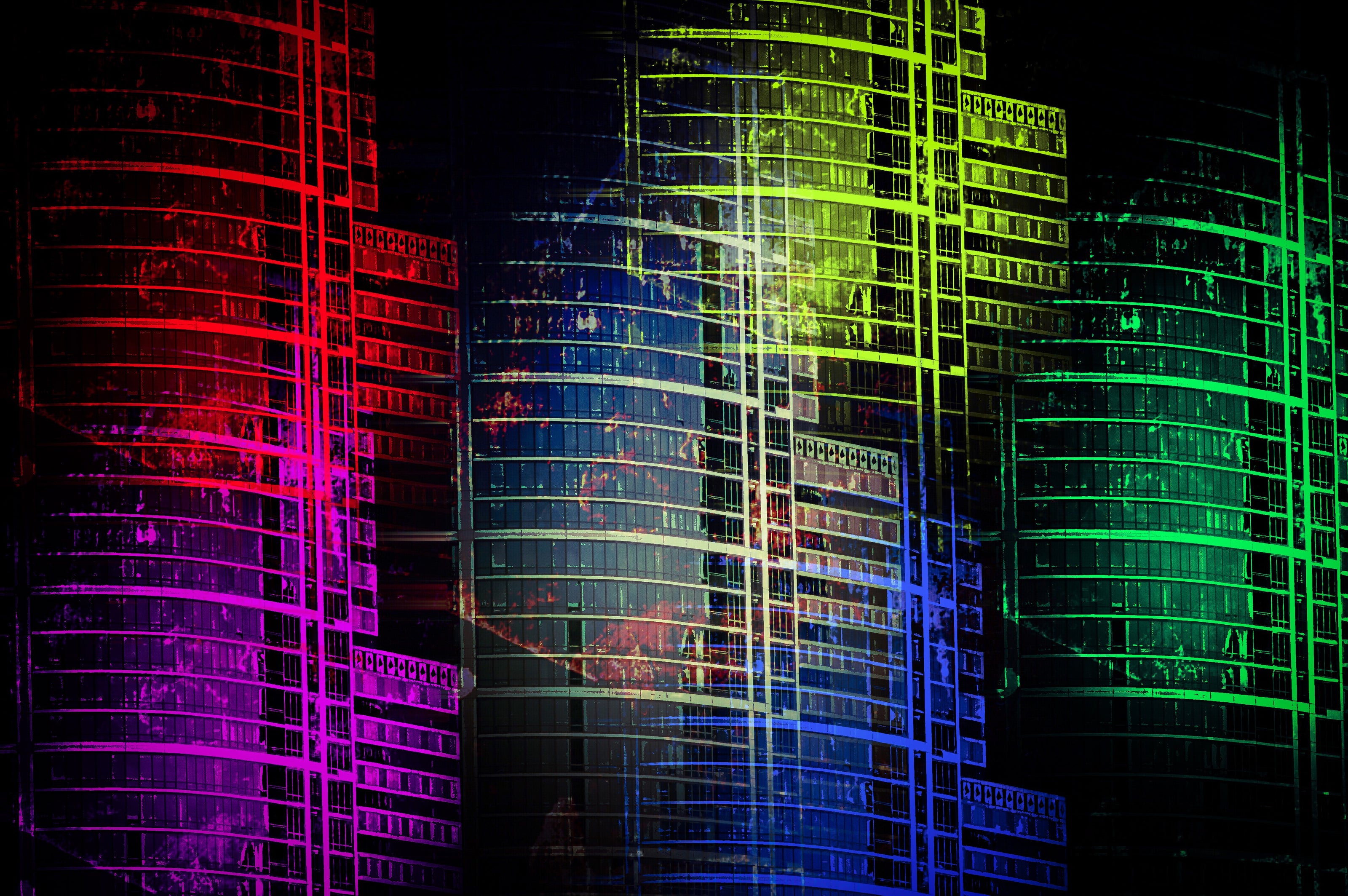 Date Night- Abstract Architecture Photography Print | Modern Wall Art | Digital Download by Kevin Quinn
