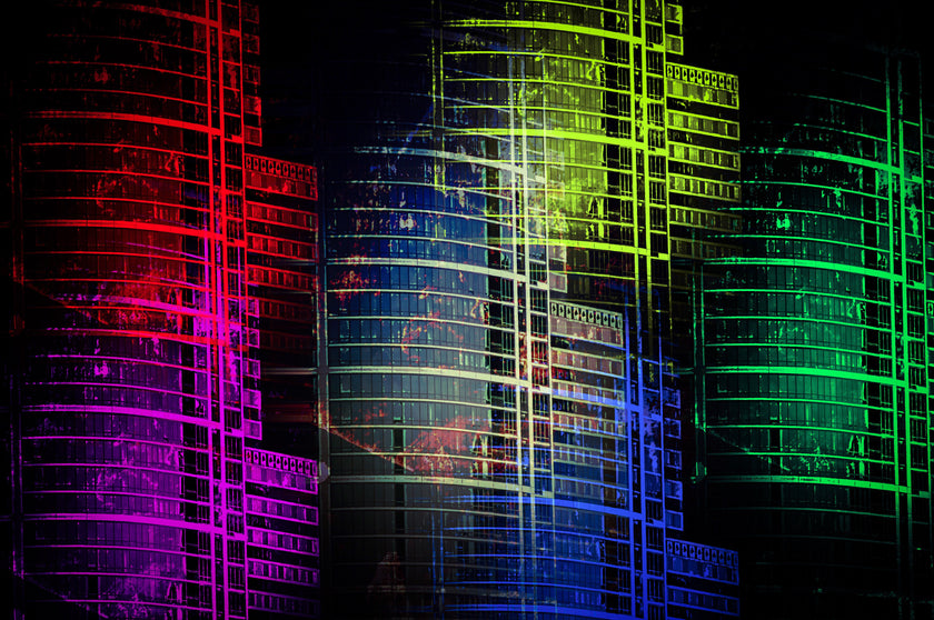 Date Night- Abstract Architecture Photography Print | Modern Wall Art | Digital Download by Kevin Quinn