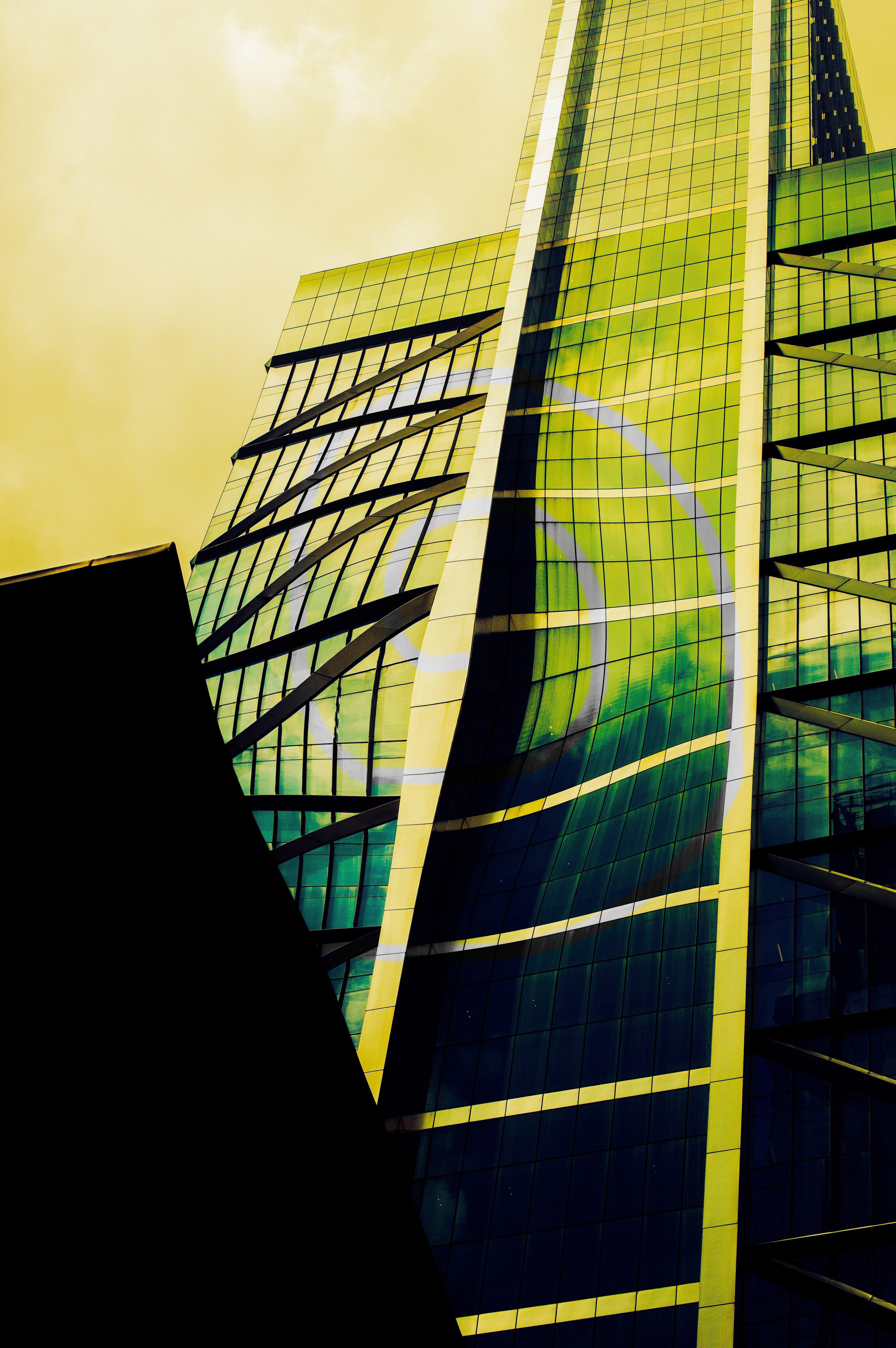 Dizzy Light Free- Abstract Architecture Photography Print | Modern Wall Art | Digital Download by Kevin Quinn