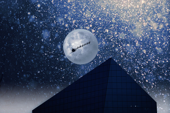 Dreaming Santa- Abstract Architecture Photography Print | Modern Wall Art | Digital Download by Kevin Quinn