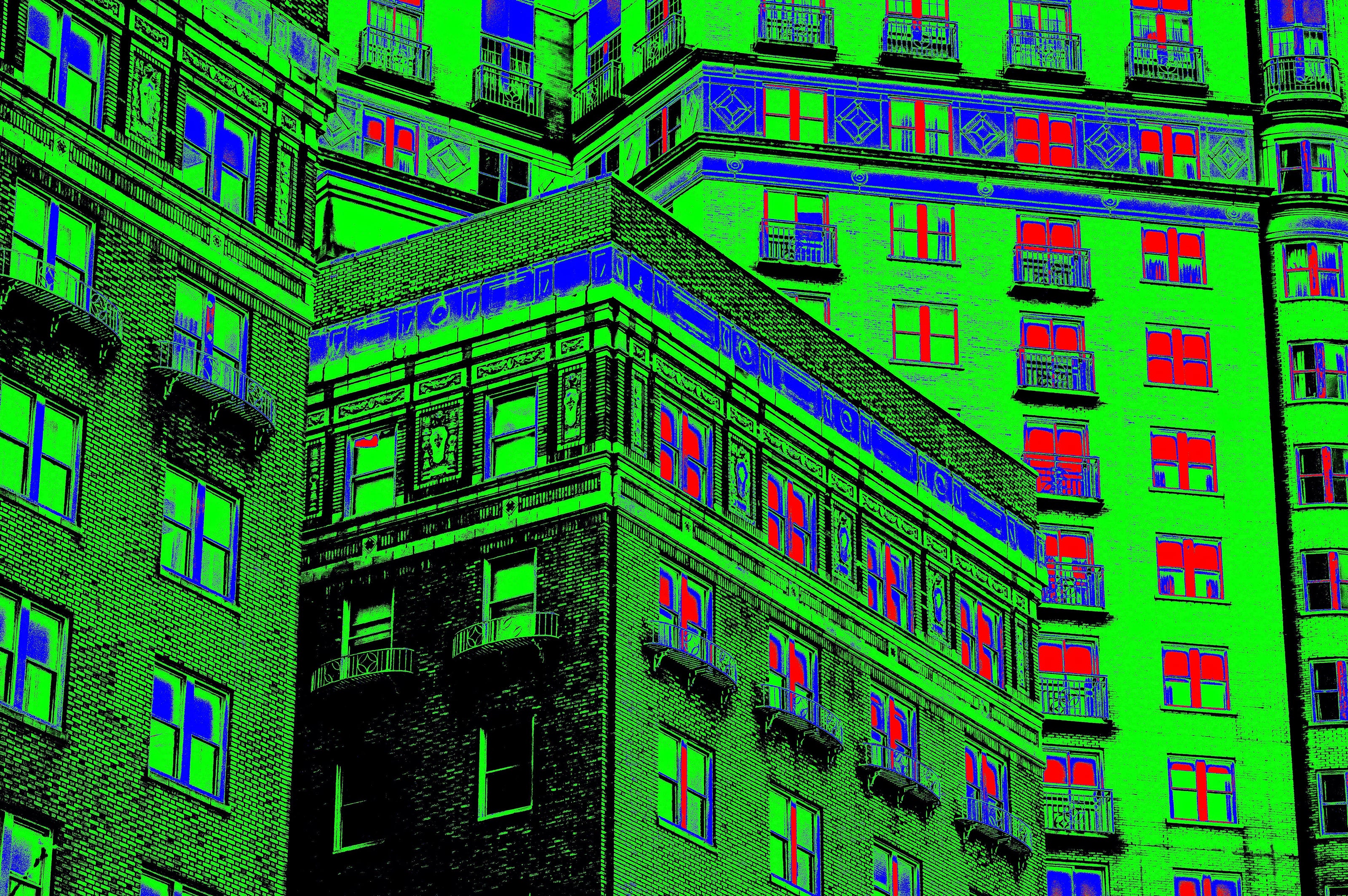 Electric Avenue- Abstract Architecture Photography Print | Modern Wall Art | Digital Download by Kevin Quinn