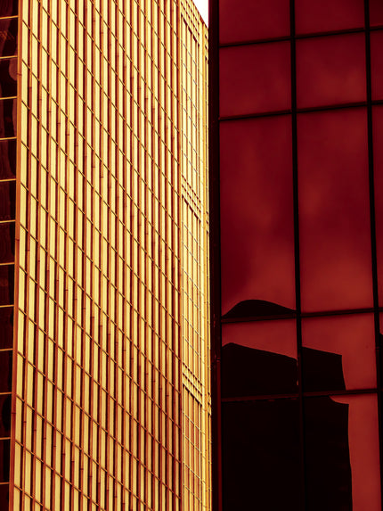 Fall In The City- Abstract Architecture Photography Print | Modern Wall Art | Digital Download by Kevin Quinn