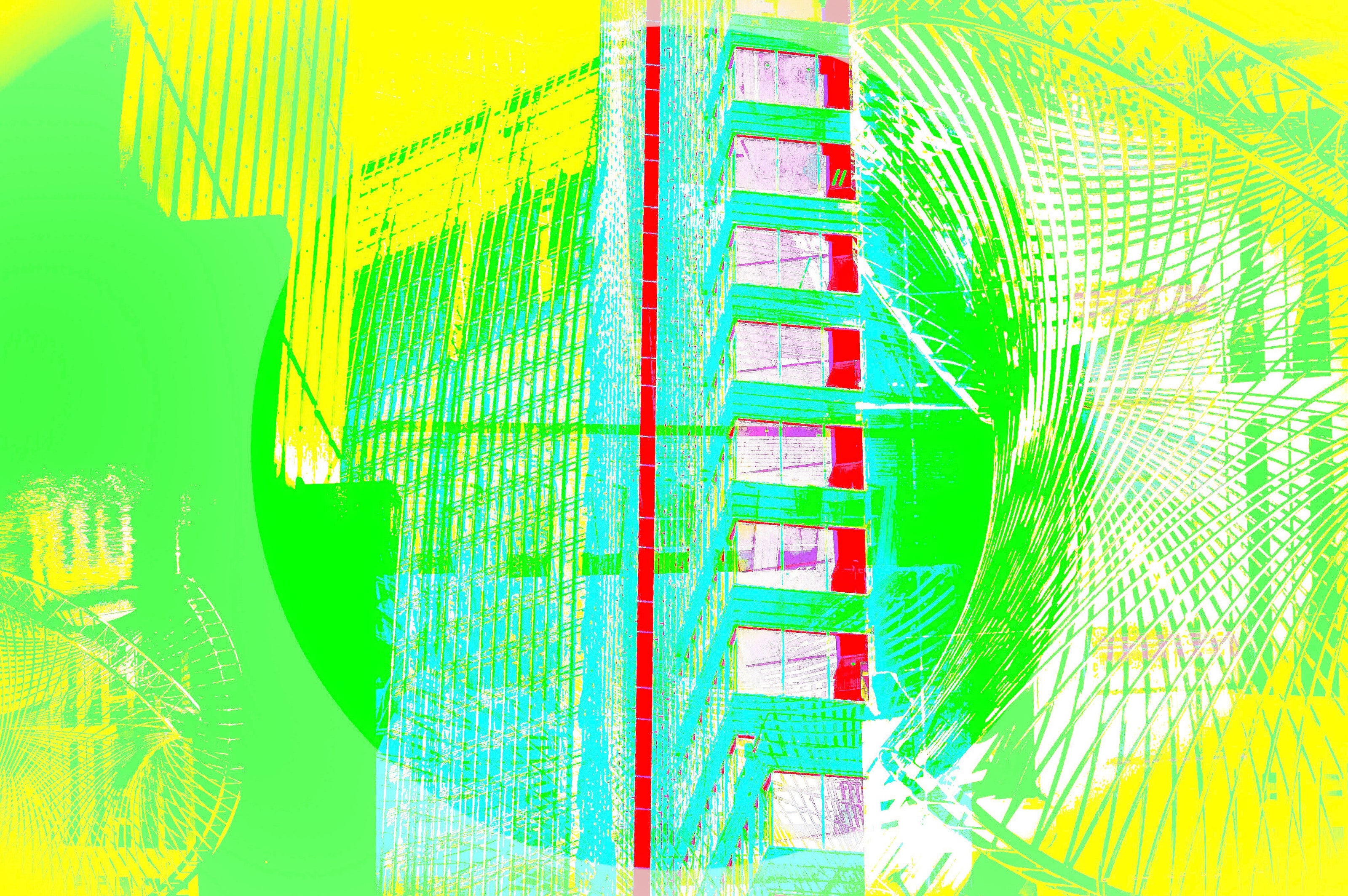 Hand Holding- Abstract Architecture Photography Print | Modern Wall Art | Digital Download by Kevin Quinn