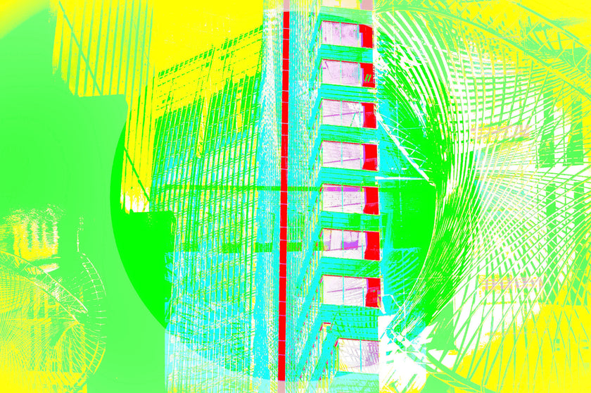 Hand Holding- Abstract Architecture Photography Print | Modern Wall Art | Digital Download by Kevin Quinn