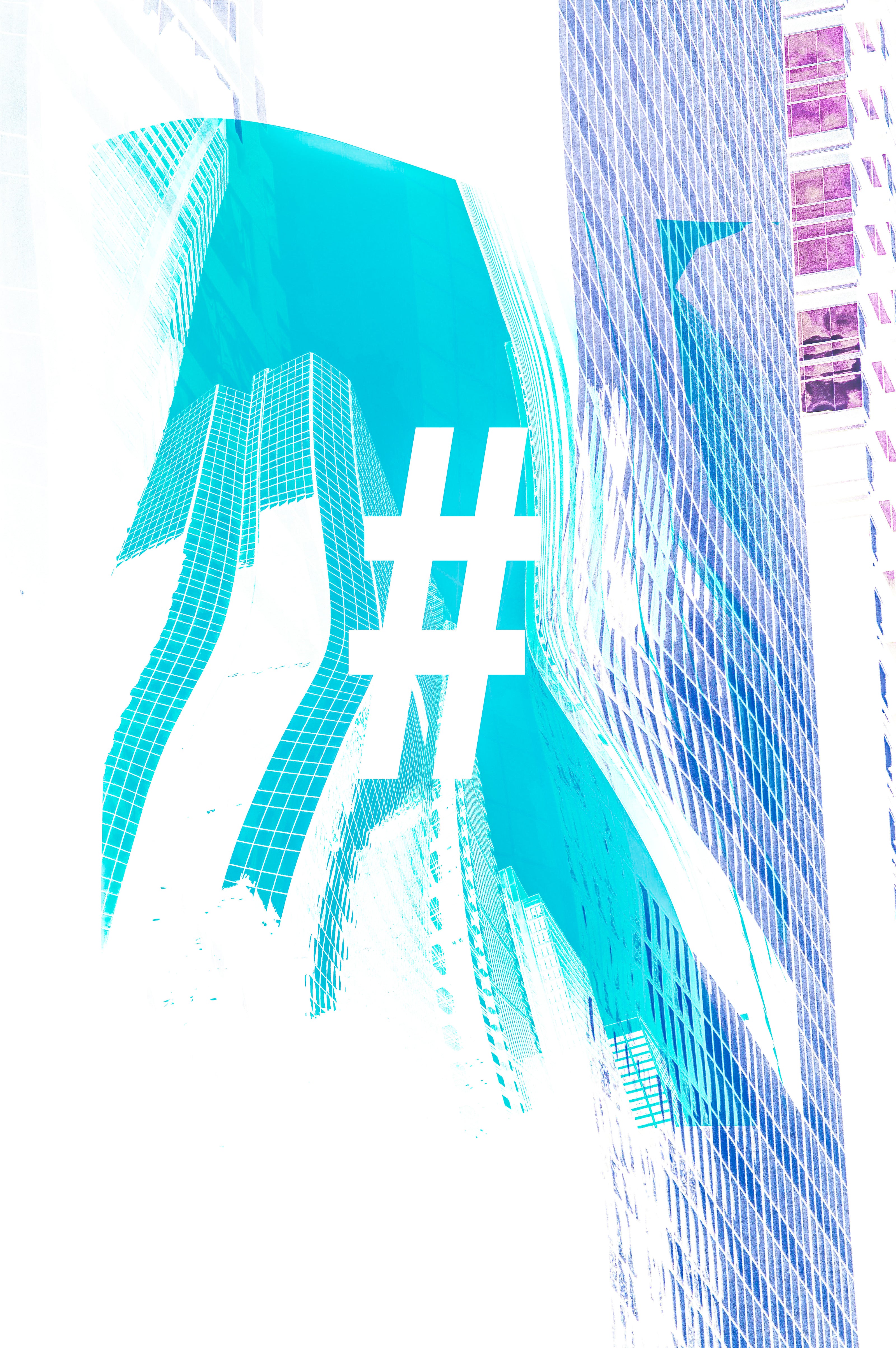 Hashtag Life- Abstract Architecture Photography Print | Modern Wall Art | Digital Download by Kevin Quinn