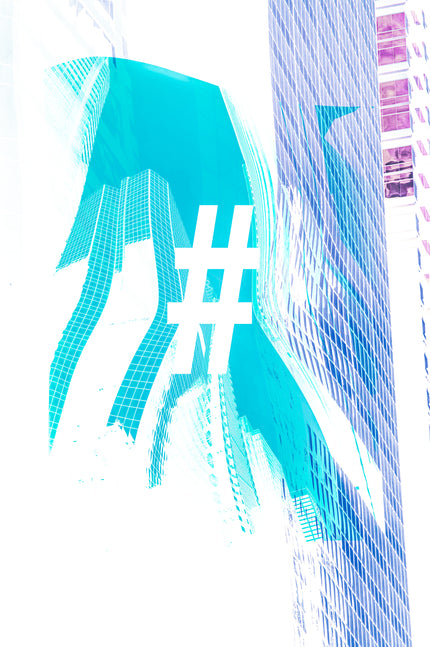 Hashtag Life- Abstract Architecture Photography Print | Modern Wall Art | Digital Download by Kevin Quinn