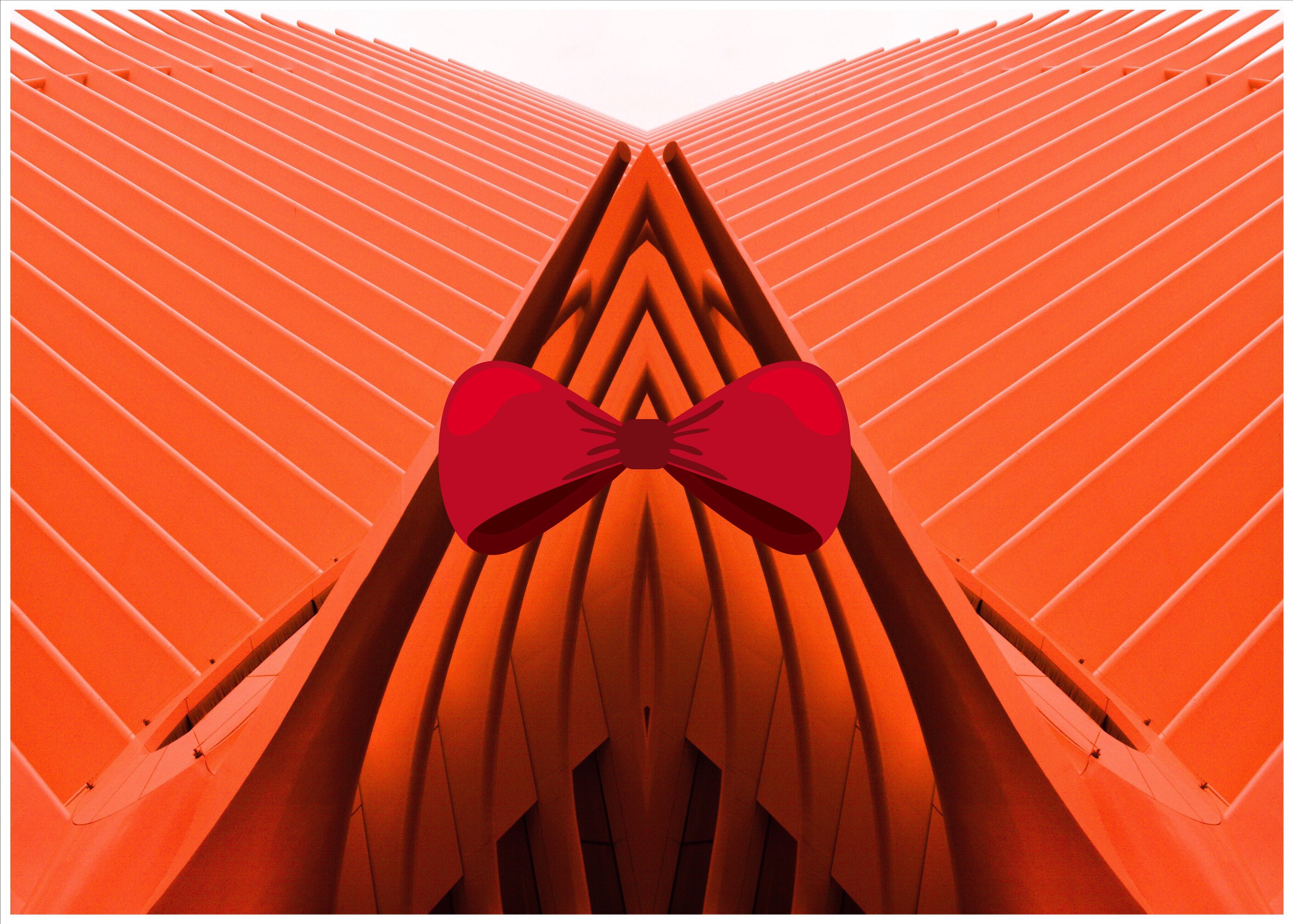 He Wore Orange And Red- Abstract Architecture Photography Print | Modern Wall Art | Digital Download by Kevin Quinn