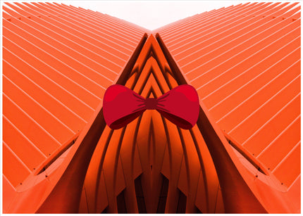 He Wore Orange And Red- Abstract Architecture Photography Print | Modern Wall Art | Digital Download by Kevin Quinn