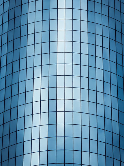 Her Sky Was Blue- Abstract Architecture Photography Print | Modern Wall Art | Digital Download by Kevin Quinn