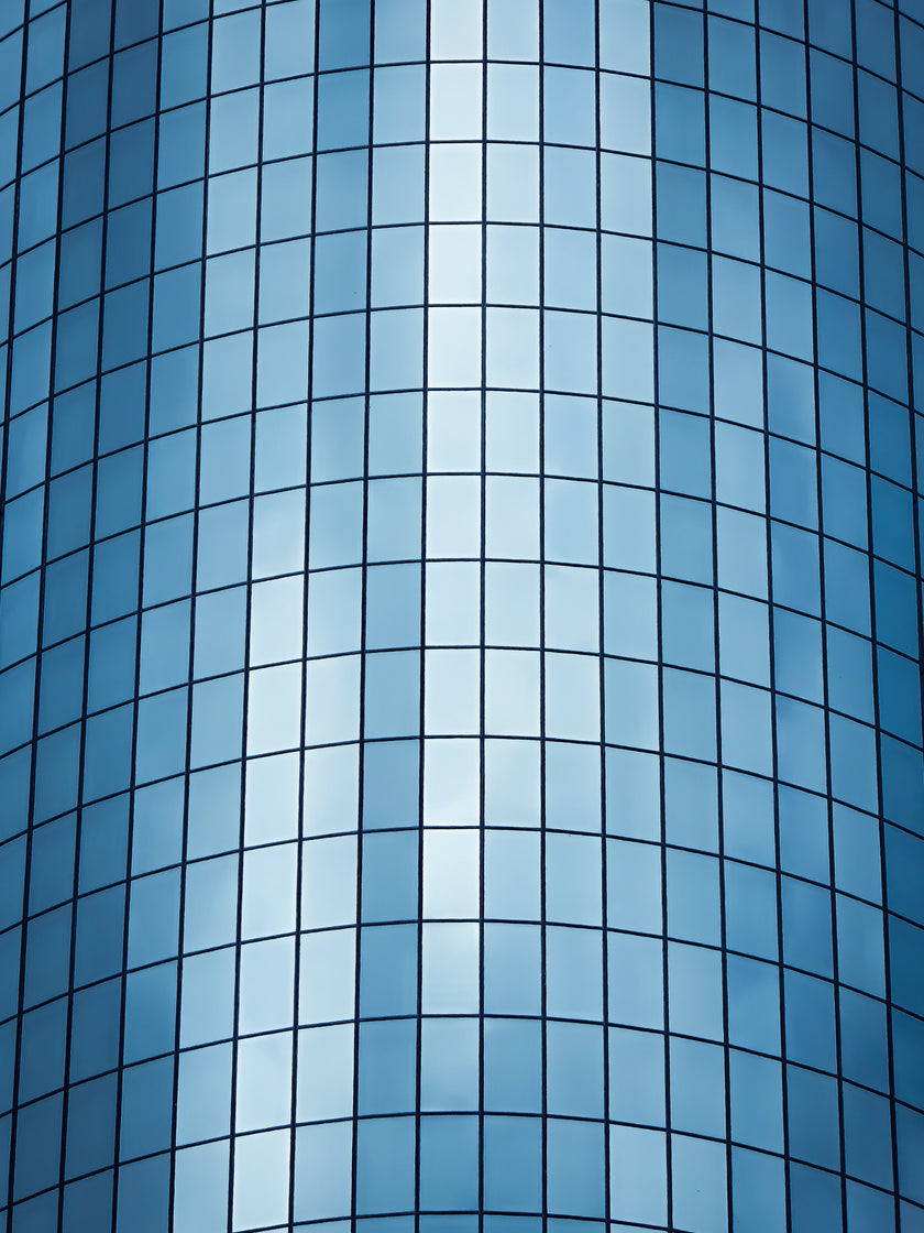 Her Sky Was Blue- Abstract Architecture Photography Print | Modern Wall Art | Digital Download by Kevin Quinn
