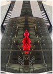 Holding My Red Balloon- Abstract Architecture Photography Print | Modern Wall Art | Digital Download by Kevin Quinn