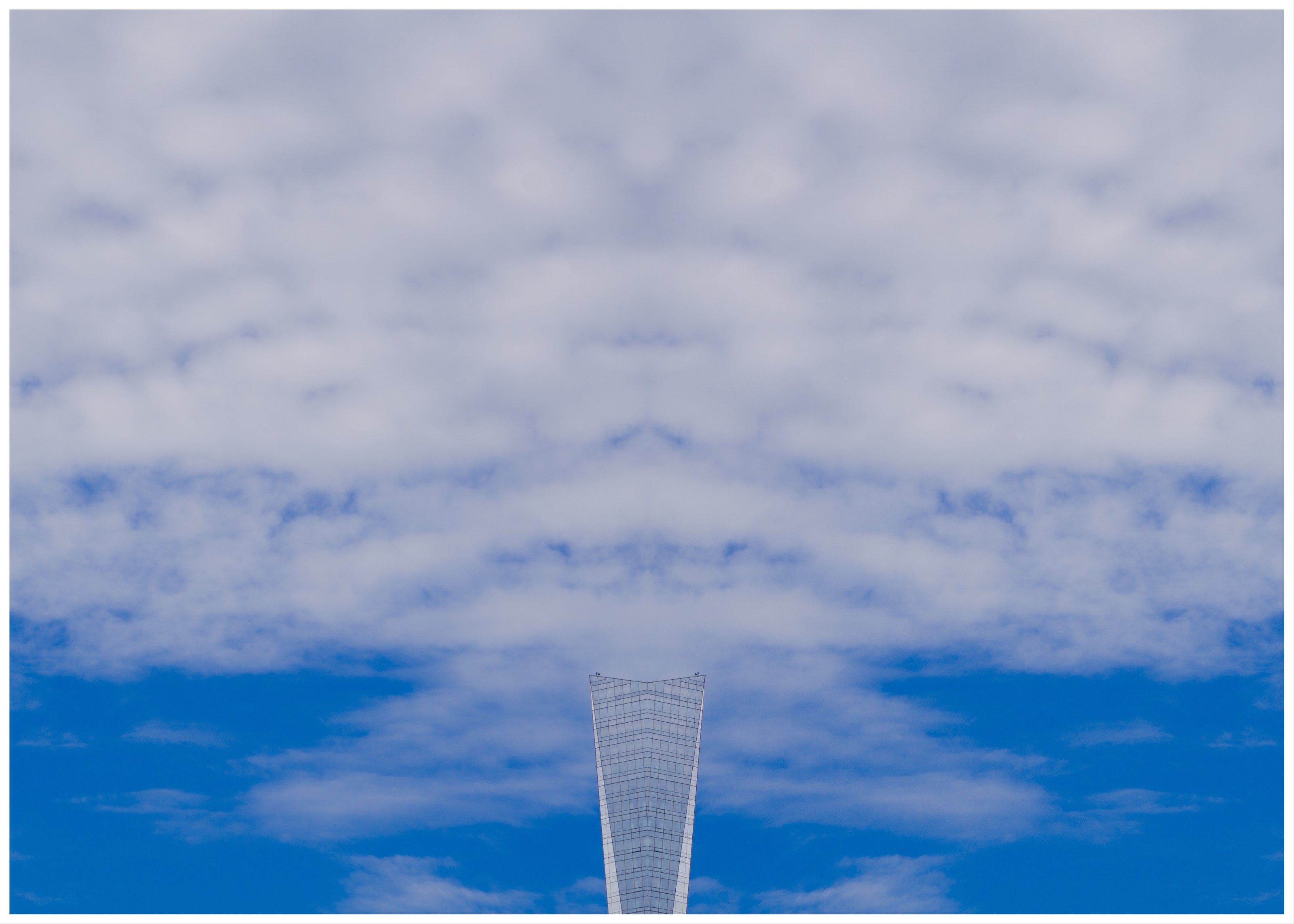 Just A Cloud Away- Abstract Architecture Photography Print | Modern Wall Art | Digital Download by Kevin Quinn