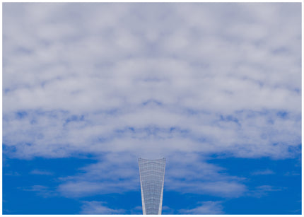 Just A Cloud Away- Abstract Architecture Photography Print | Modern Wall Art | Digital Download by Kevin Quinn