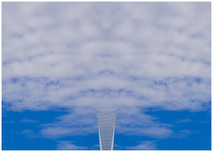 Just A Cloud Away- Abstract Architecture Photography Print | Modern Wall Art | Digital Download by Kevin Quinn
