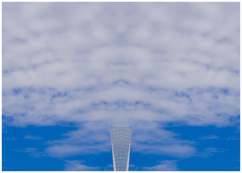 Just A Cloud Away- Abstract Architecture Photography Print | Modern Wall Art | Digital Download by Kevin Quinn