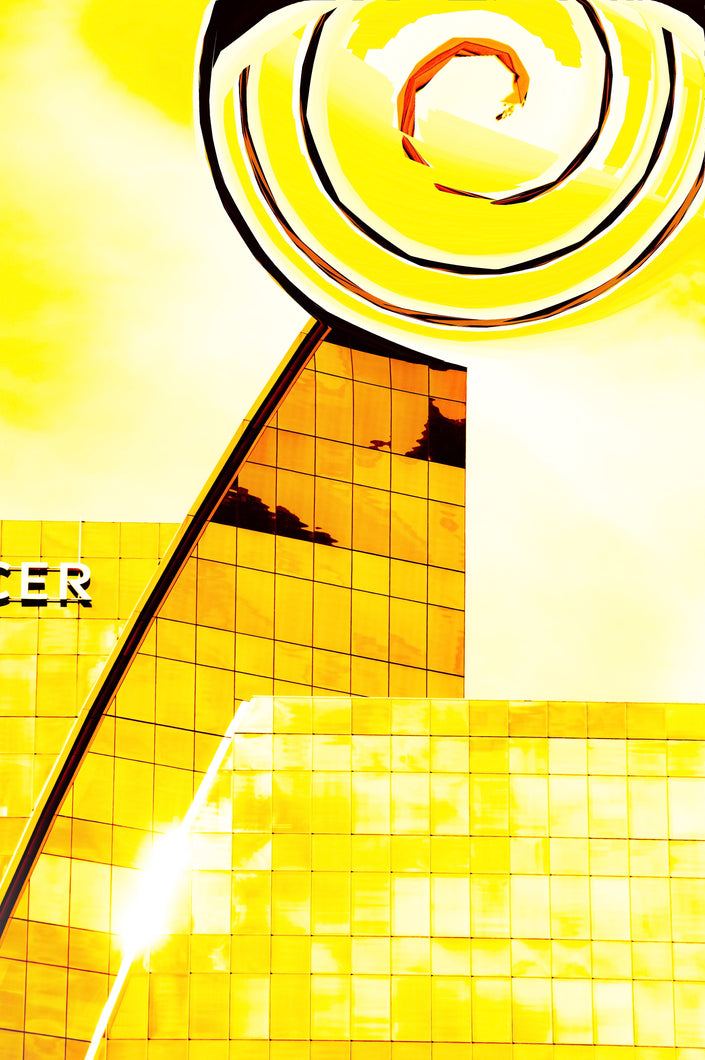 Lemonheads and Lollipops- Abstract Architecture Photography Print | Modern Wall Art | Digital Download by Kevin Quinn