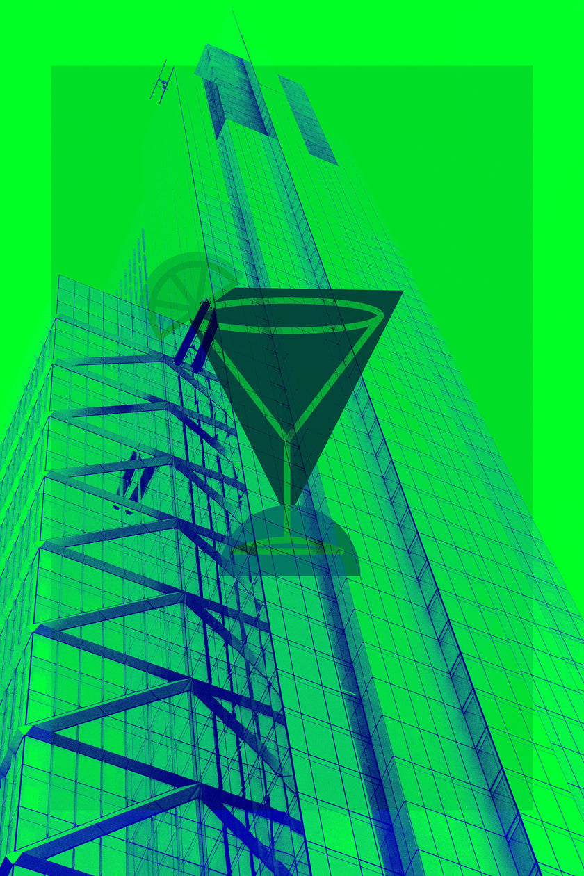 Lime Drop Martini- Abstract Architecture Photography Print | Modern Wall Art | Digital Download by Kevin Quinn