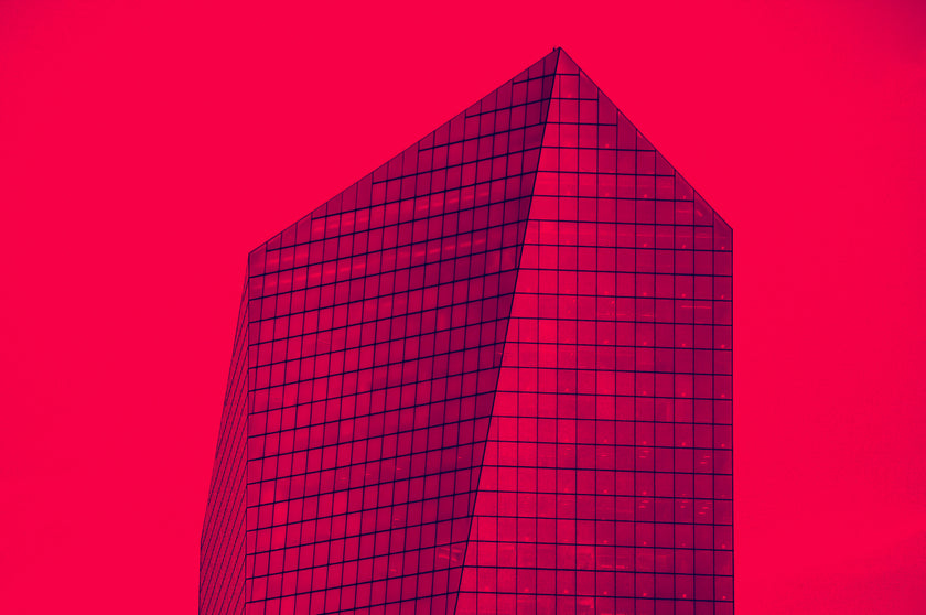 Lipstick- Abstract Architecture Photography Print | Modern Wall Art | Digital Download by Kevin Quinn