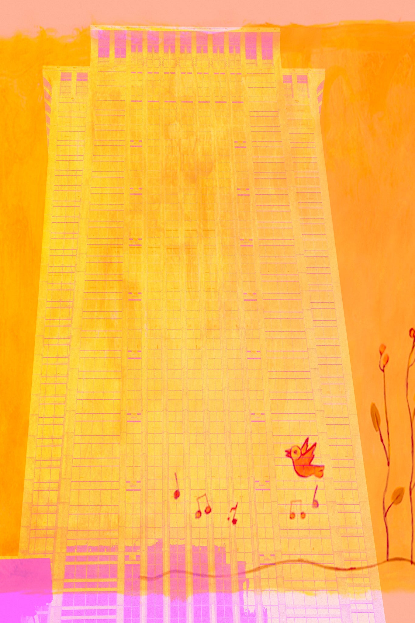 Little Birdie- Abstract Architecture Photography Print | Modern Wall Art | Digital Download by Kevin Quinn