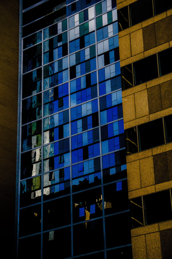 Midnight at Mondrian's- Abstract Architecture Photography Print | Modern Wall Art | Digital Download by Kevin Quinn