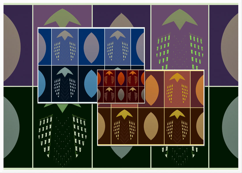 Neighborhoods- Abstract Architecture Photography Print | Modern Wall Art | Digital Download by Kevin Quinn