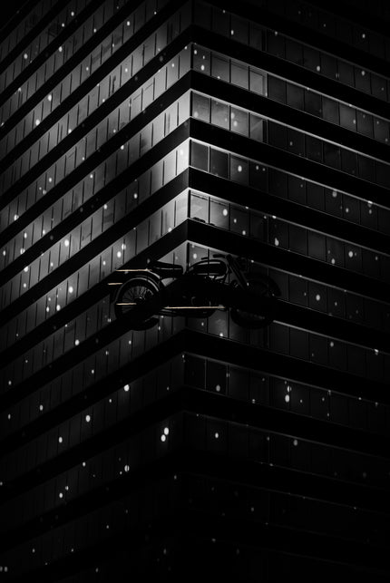 Night Ride- Abstract Architecture Photography Print | Modern Wall Art | Digital Download by Kevin Quinn
